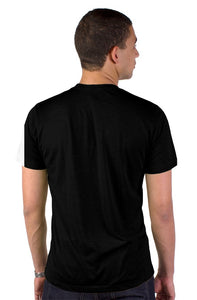 Black S/S T-shirt || White-P Pocket