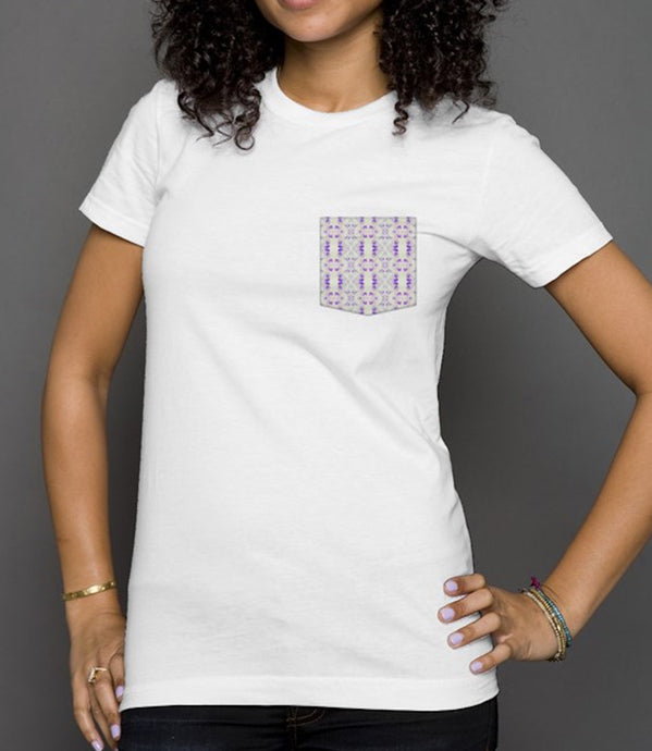 White S/S T-shirt || White-P Pocket