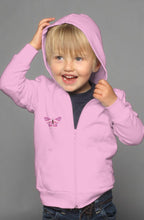 Load image into Gallery viewer, Kids Pink Butterfly Hoodie || FRONT &amp; BACK