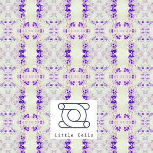 Heather Purple Tee || White-P Pocket